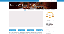 Desktop Screenshot of jewilliamslaw.com